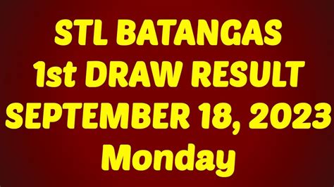 jueteng result batangas|STL BATANGAS 1ST DRAW RESULT TODAY DECEMBER 24, .